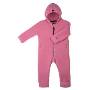 Pure Pure Wollfleece Overall aus Bio-Merinowolle dusty-pink