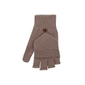 Pure Pure Umklapp-Fingerhandschuhe braunbeige
