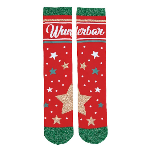 Zaubersocken Winterwunder rot – Bild 3
