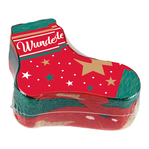 Zaubersocken Winterwunder rot