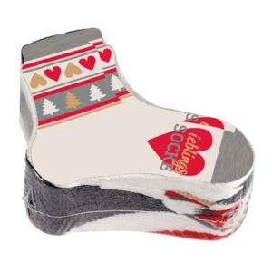 Zaubersocken Winterwunder weiss