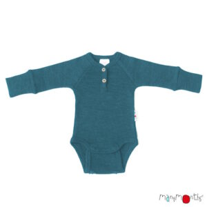 Manymonths Woollies Body mit Raglan Sea Grotto