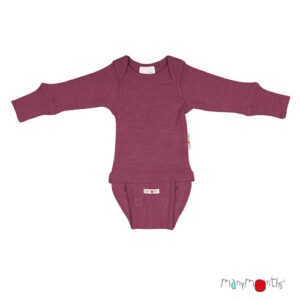 Manymonths Body/Shirt langarm Dark Cerise