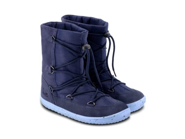 Winter Kids Barefoot Be Lenka Snowfox Kids 2.0 - Dark & Light Blue – Bild 5