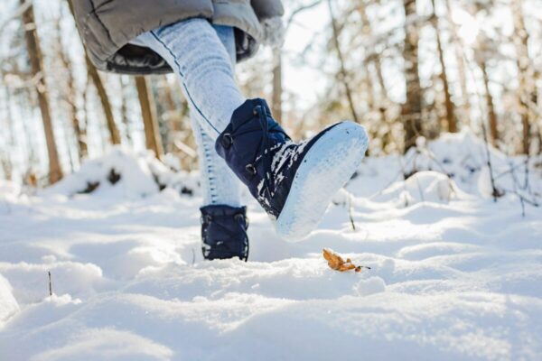 Winter Kids Barefoot Be Lenka Snowfox Kids 2.0 - Dark & Light Blue – Bild 6
