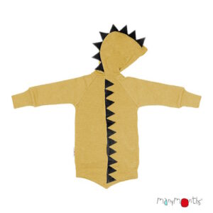 Manymonths Dino Hoodie with Big Pocket Unique Axolotl Yellow