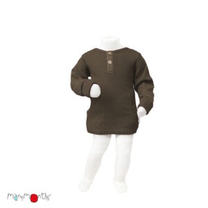 Manymonths Woolies Henley Langarmshirt Hippopotamus