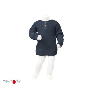 Manymonths Woolies Henley Langarmshirt Polar Winter