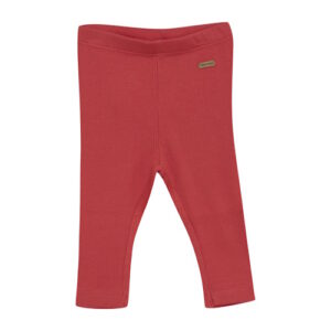 Minymo TENCEL™ Rippstrick Leggings Tomato