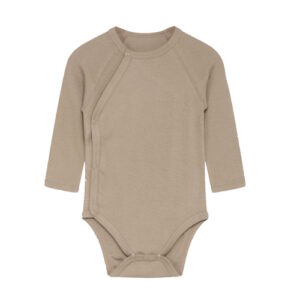 Hust&Claire Bambusviskose-Wickelbody Mocha