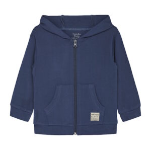 Hust & Claire Bambusviskose Sweat Kapuzenpulli blau