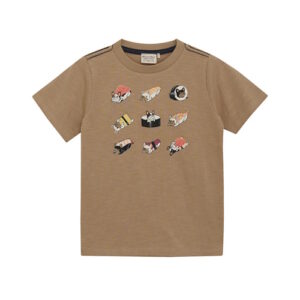 Minymo T-Shirt Sushi-Dogs braun