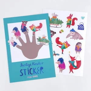 Frau Ottilie Stickerbogen Weihnachten