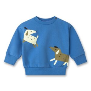 Sanetta Pure Sweatshirt Blau Hunde