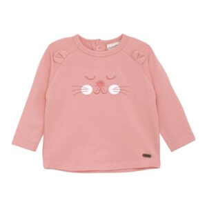 Minymo Bambusviskose Sweatshirt Strawberry Ice
