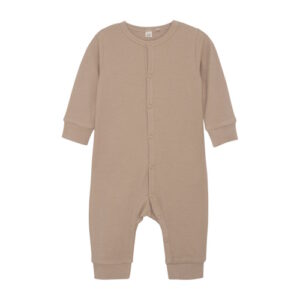 Celavi Bambusviskose-Baumwolle Romper warm taupe