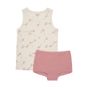 Celavi Bambusviskose Unterwäsche Set Flamingo