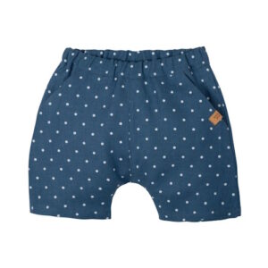 Pure Pure Leinenhose steel blue gepunktet