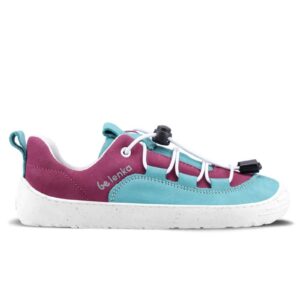 Be Lenka Kids barefoot sneakers - Xplorer - Light Teal & Plum