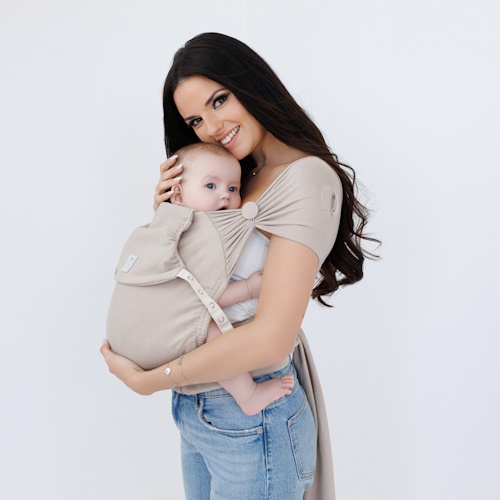 Cocoome Helium Babytrage Wrapconversion sand