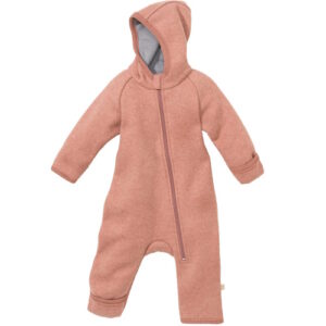 Disana Wollwalk Zip-Overall Rosé