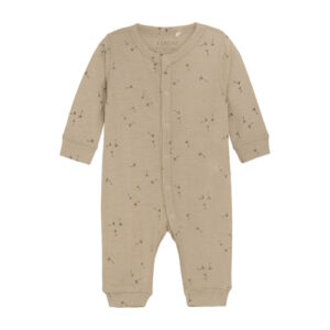 Fixoni Woll-Seide Strampler Light Taupe