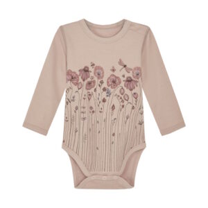 Hust&Claire Wolle-Bambus Body Baloo Rose Cloud