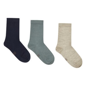 Hust & Claire Woll-Bambus Socken 3-er Pack More Navy