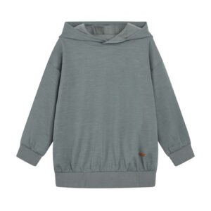 Hust & Claire Woll-Bambus Hoodie Pineneedle