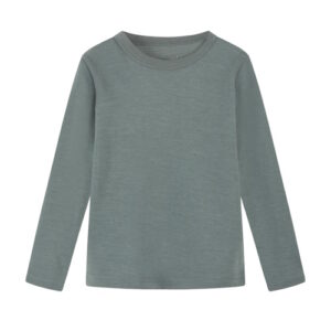 Hust&Claire Woll-Bambus Langarmshirt Pine