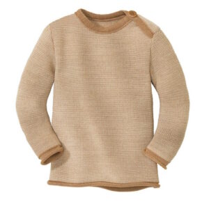 Disana Melange Pullover karamell-natur