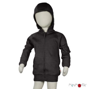 ManyMonths Hooded Zip Cardigan Foggy Black