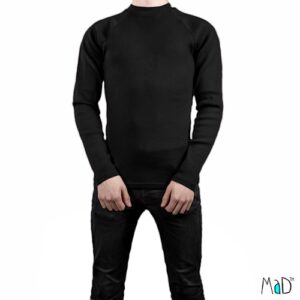 MaD Merinowoll Langarmshirt Foggy Black