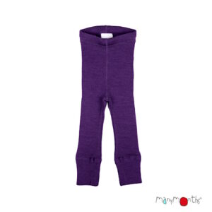 Manymonths Woll-Leggings Acai Berry