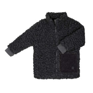 Pure Pure Woll-Tencel Plüschjacke anthrazit