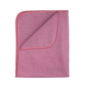 Pure Pure Wollfleece Decke dusty pink
