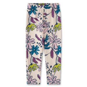 Sanetta Pure Leggings Blumen Beige