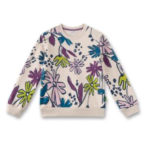 Sanetta Pure Sweatshirt Blumen Beige