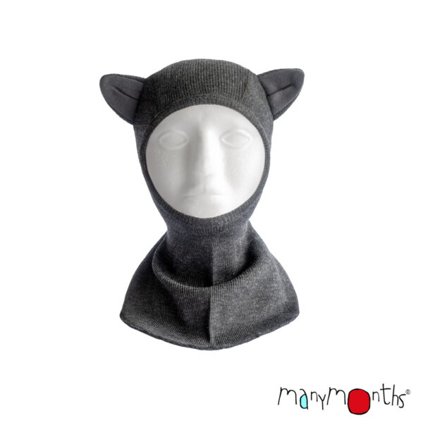 ManyMonths Kitty Mütze Elephant Grey