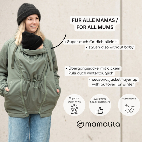 Mamalila Tragejacke Boston agave – Bild 9