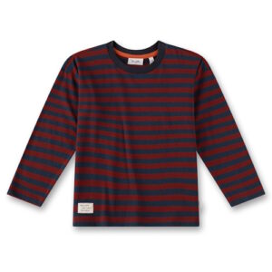 Sanetta Pure Langarmshirt rot marine Ringel