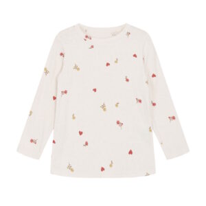 Hust&Claire Bambusviskose Shirt Blumen & Herzen