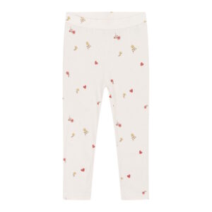 Hust&Claire Bambusviskose Leggings Blumen & Herzen