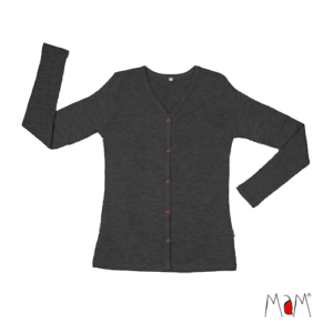 MaM Button-Up Cardigan Foggy Black