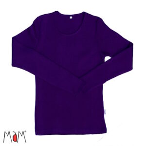 MaM Merinowoll Langarmshirt Acai Berry
