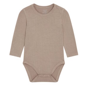 Hust&Claire Bambusviskose-Body warm sand langarm