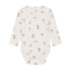 Hust&Claire Bambusviskose Body Drachen ivory langarm