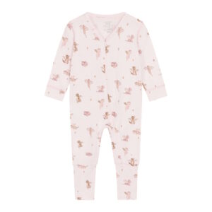 Hust&Claire Bambusviskose Zipper Einteiler Drachen Rose Morn