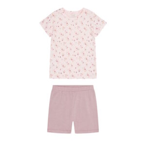 Hust&Claire Pyjama aus Bambusviskose Blümchen Rose Morn