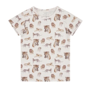 Hust&Claire Bambusviskose T-Shirt Raubkatzen